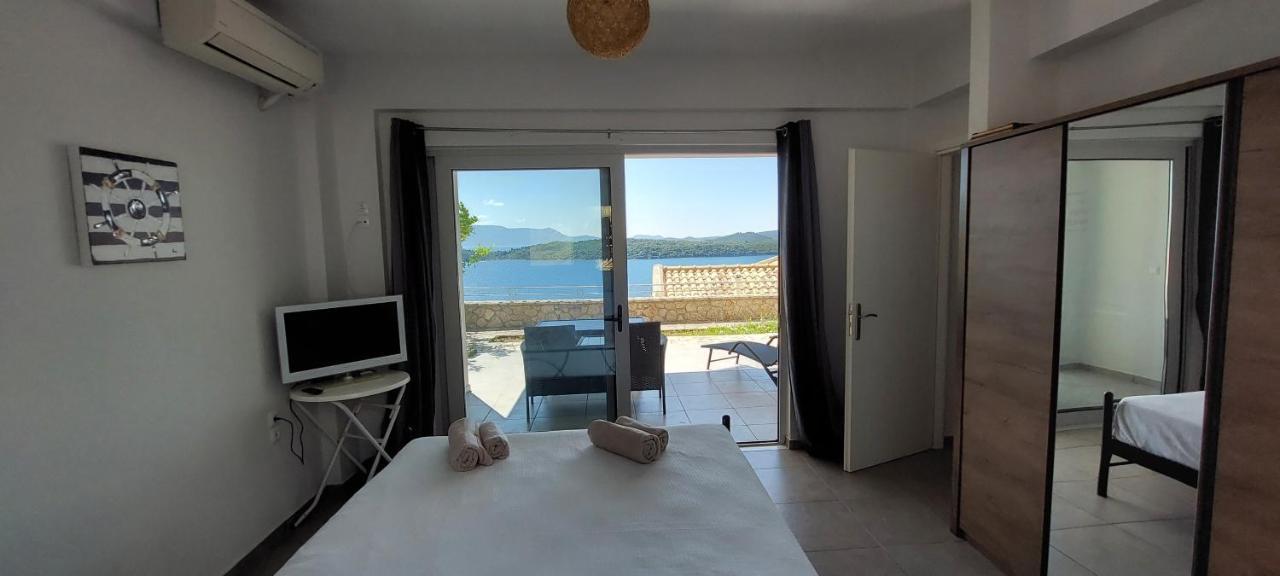 Lefkada Unique Sea View Apartment 니드리 외부 사진