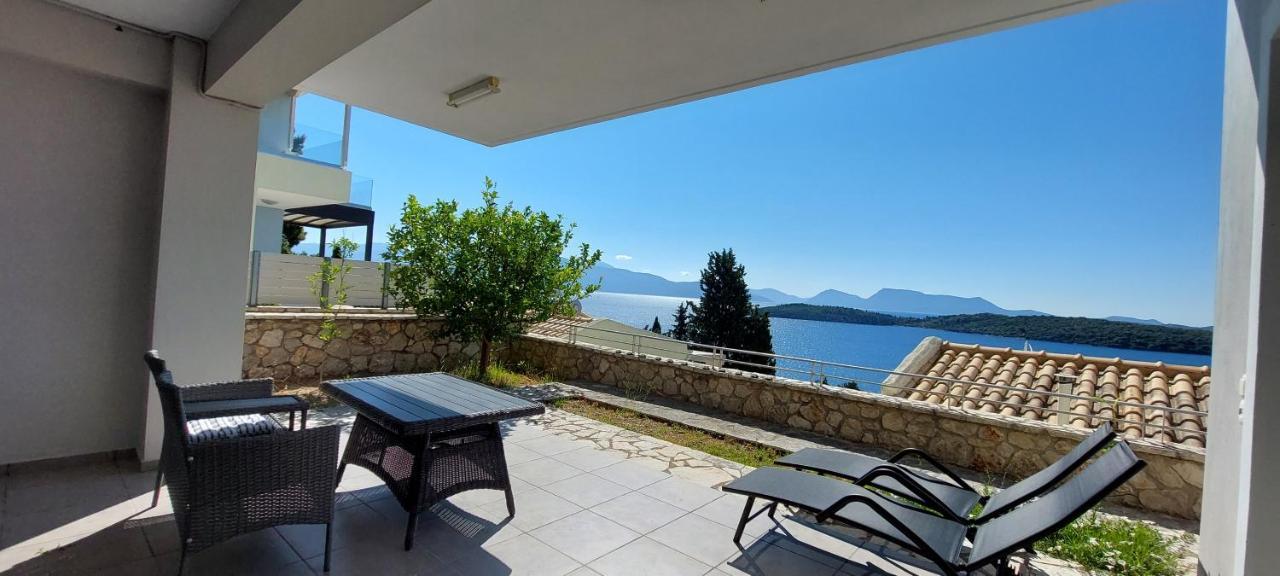 Lefkada Unique Sea View Apartment 니드리 외부 사진