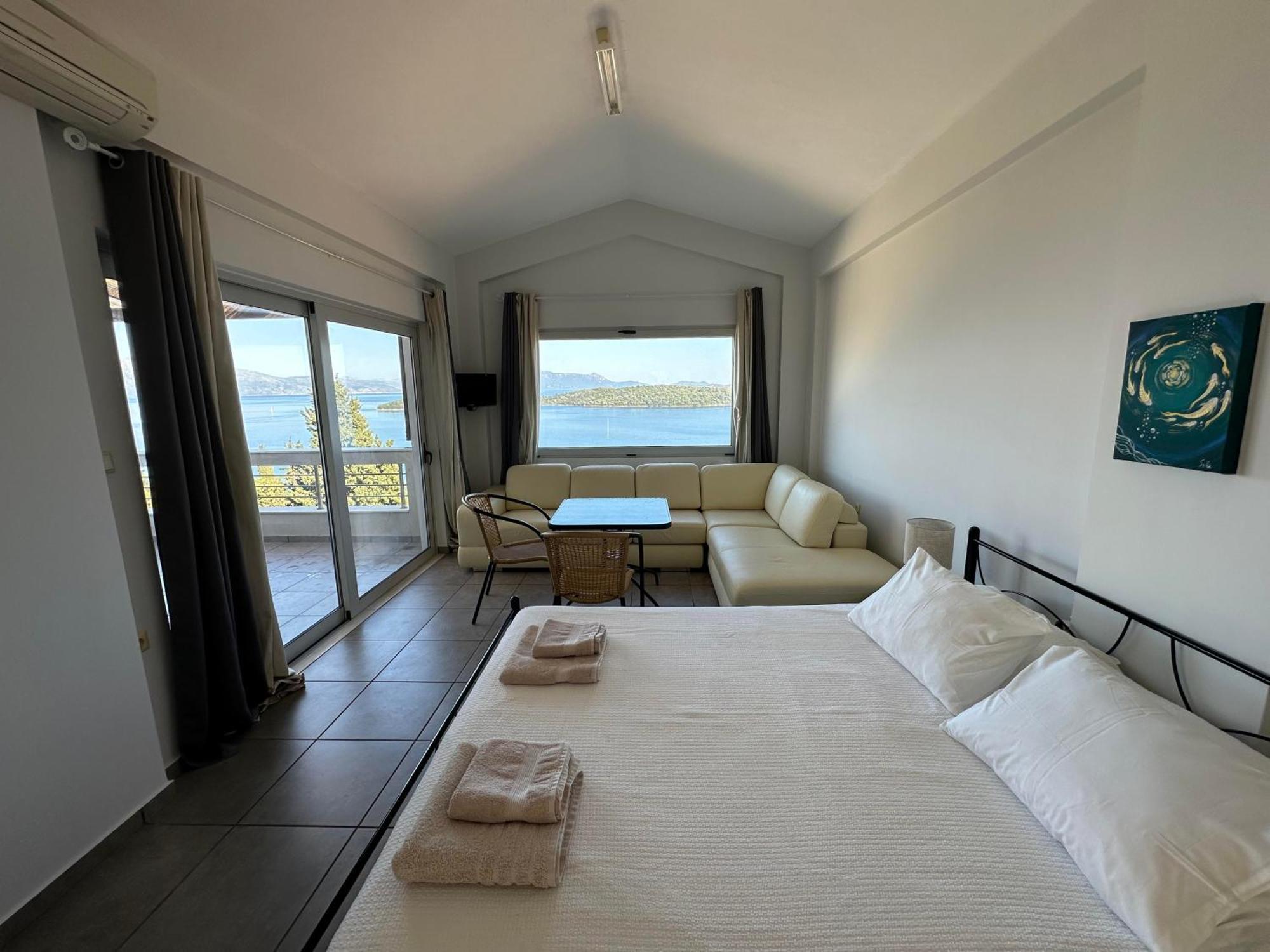 Lefkada Unique Sea View Apartment 니드리 외부 사진